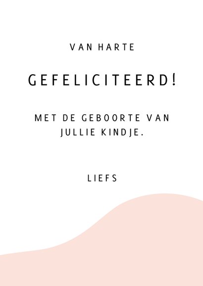 Felicitatie - Lijntekening ijsbeer met jong 3