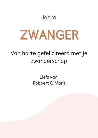 Felicitatie - Lijntekening zwangere vrouw 3