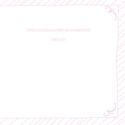 Felicitatie meisje handlettering 3