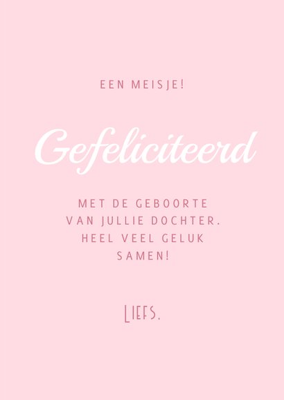Felicitatie met beer en konijntje 3