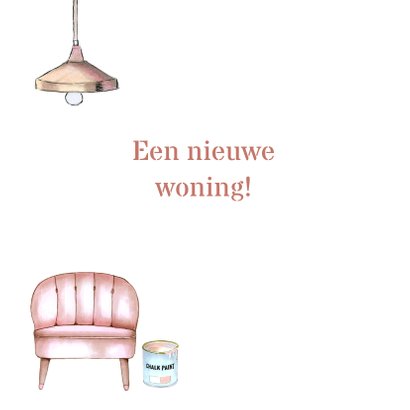 Felicitatie nieuwe woning inrichting 2