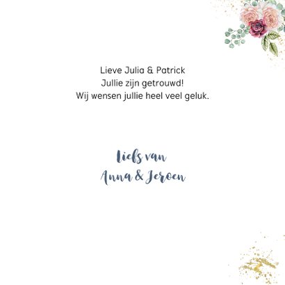 Felicitatie oldtimer huwelijk 3