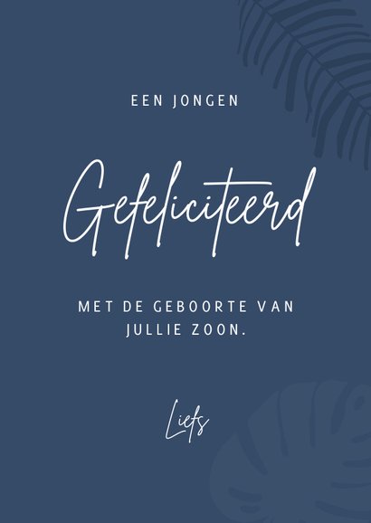 Felicitatie - Olifantjes in goudlook 3