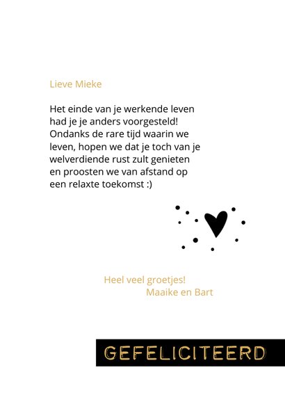 Felicitatie Pensioen in het historische jaar 2020 3