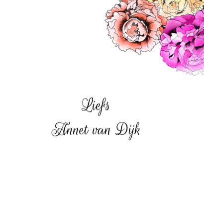 Felicitatie pioenbloemen 3