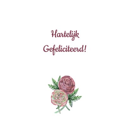 Felicitatie ranonkels 3