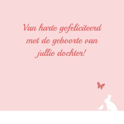 Felicitatie - Silhouet hart dochter 3