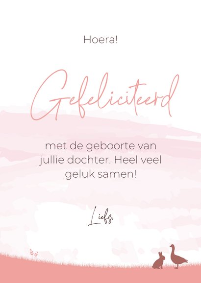 Felicitatie silhouet meisje op step 3