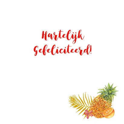 Felicitatie tropische cocktail 3