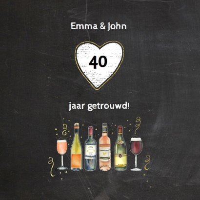 Felicitatie trouwdag wijn 2