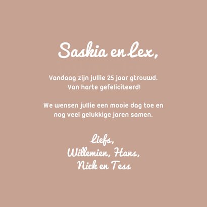 Felicitatie trouwjubileum Fleurig Boeket 3