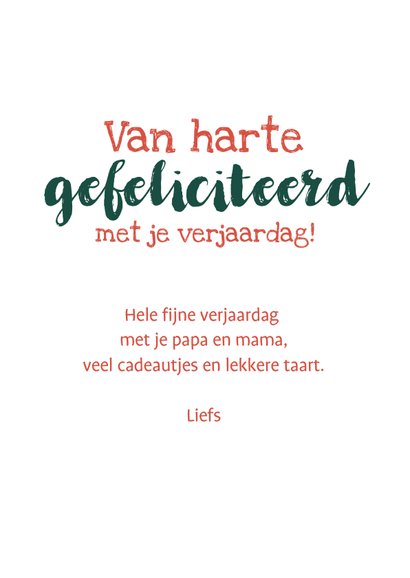 Felicitatie verjaardag met vrachtwagen voor een kind 3