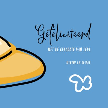 felicitatie vliegtuig fly high little one 3