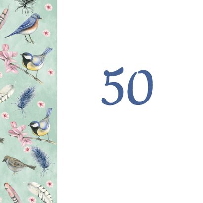 Felicitatie vogels leeftijd 2