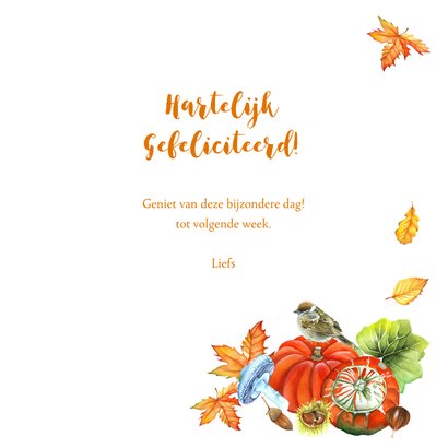 Felicitatie vogeltjes herfst 3