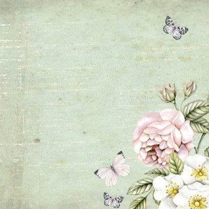 felicitatie voor Sarah vintage rozen 3