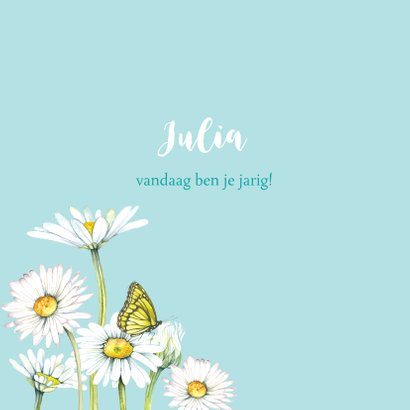 Felicitatie voorjaarsmargrieten 2
