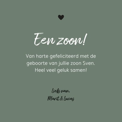 Felicitatie - Vrolijk hart met luipaard print 3