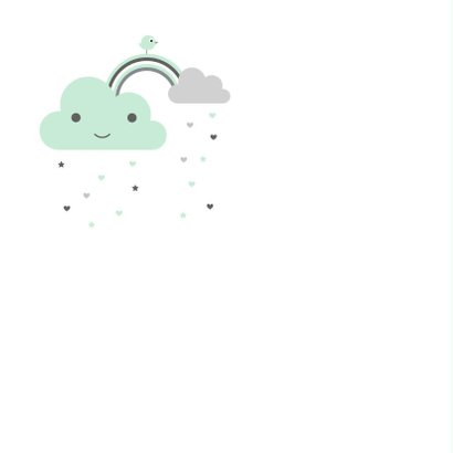 Felicitatie - Wolk, ster, hartje 2
