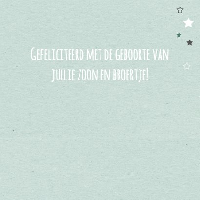 Felicitatie wolk ster label 3