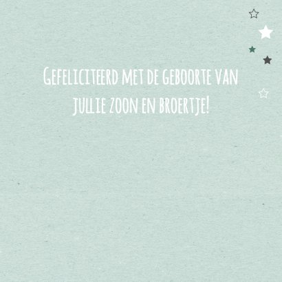 Felicitatie wolk ster label 3