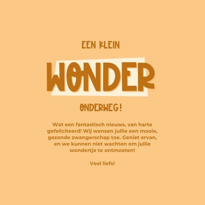 Felicitatie wonder onderweg met maantjes en sterren 3