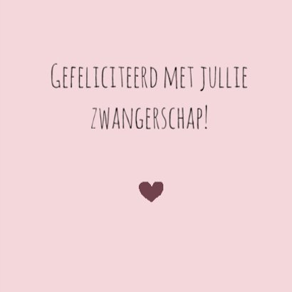 Felicitatie - zwanger krijtbord 3
