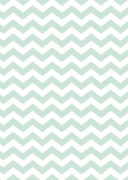 Felicitatie zwanger zig zag mint 2