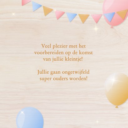 Felicitatie zwangerschap hoera een klein wonder op komst 3