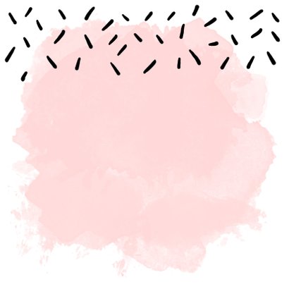 Felicitatie zwangerschap waterverf roze 2