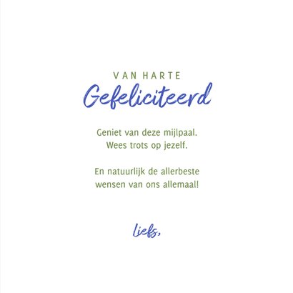 Felicitatiekaart algemeen dahlia en andere vrolijke bloemen 3