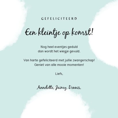 felicitatiekaart avocado zwanger ouders hartjes 3