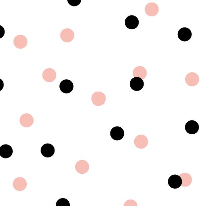 Felicitatiekaart baby neefje nichtje tante confetti 2