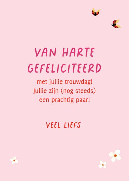 Felicitatiekaart 'Beau-tea-ful' met aanpasbaar cijfer 3