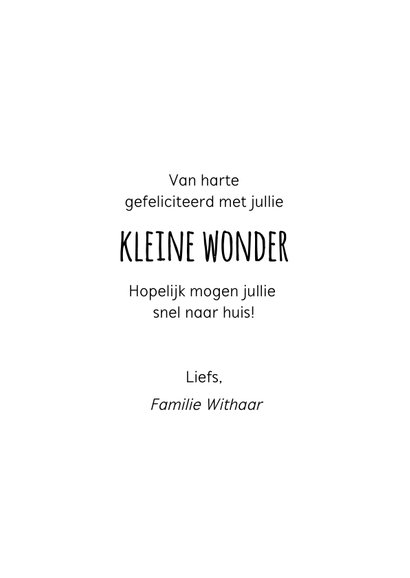 Felicitatiekaart bij een geboorte met giraffe 3