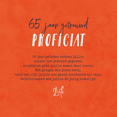 Felicitatiekaart bloemen huwelijksjubileum hartjes 3