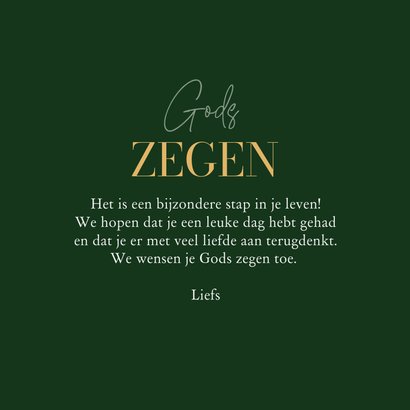 Felicitatiekaart communie duif christelijk gods zegen 3