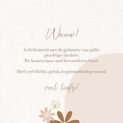 Felicitatiekaart dag klein meisje 3