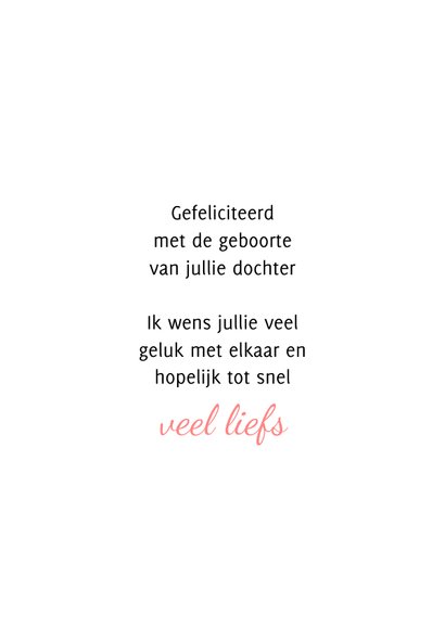 Felicitatiekaart dochter arm ballonnen roze goud 3