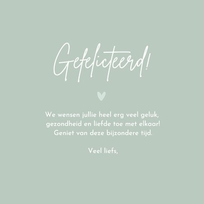 Felicitatiekaart geboorte jongen met ooievaar 3