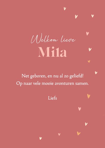 Felicitatiekaart geboorte konijn met ballon en hartjes 3