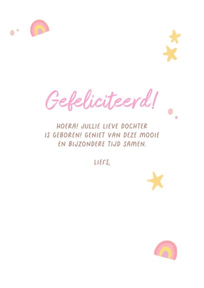 Felicitatiekaart geboorte meisje awesome people grappig 3