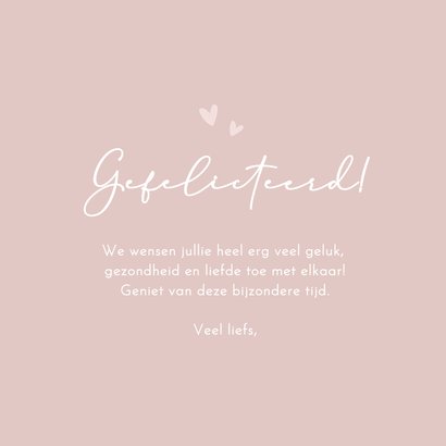 Felicitatiekaart geboorte meisje met ooievaar 3