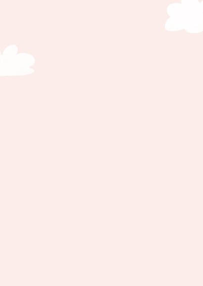 Felicitatiekaart geboorte meisje met roze rompertje 2