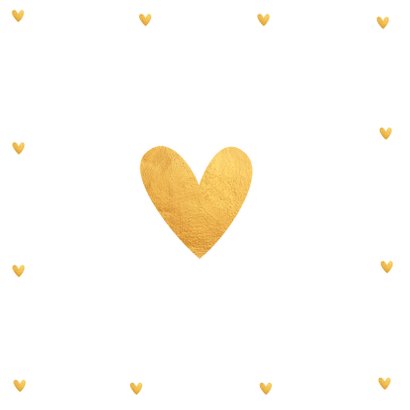 Felicitatiekaart goud typografie 2