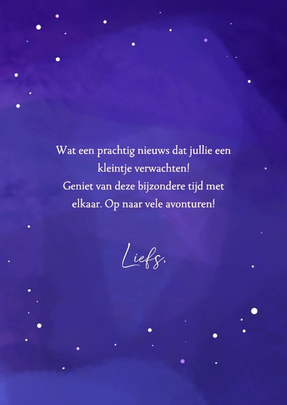 Felicitatiekaart grote avonturen beginnen klein 3