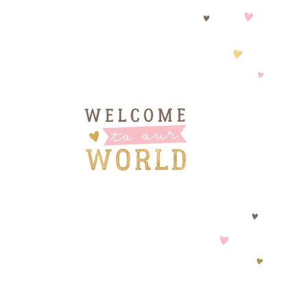 Felicitatiekaart hello baby 3