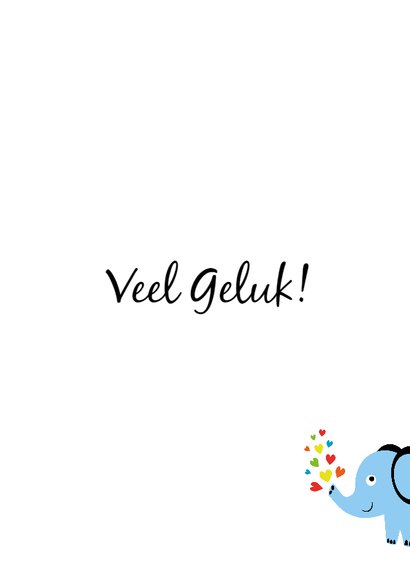Felicitatiekaart Hoera een spetter geboren 3
