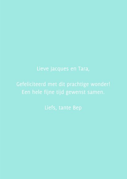 Felicitatiekaart hoera een zoon met giraffes 3