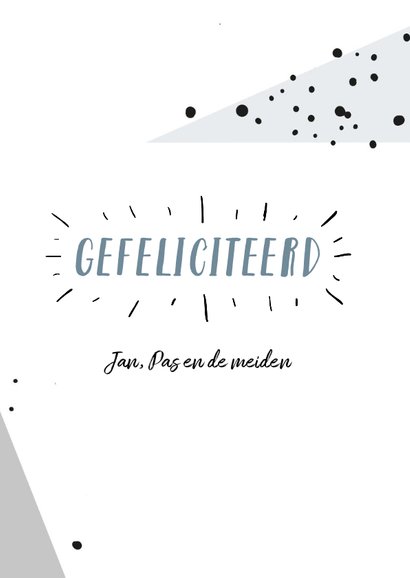 Felicitatiekaart Hoera hipperdestip 3